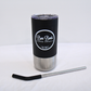Bon Bon’s Black Tumbler w/ Straw